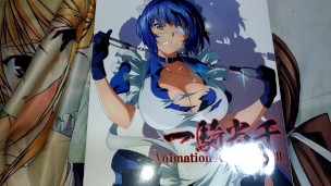 一騎当千呂蒙子明メイド服に興奮したオタクがキス&太もも舐めその後顔射ぶっかけ【キモオタのオナニー】