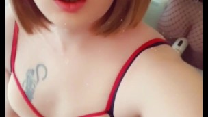 Crossdresser having fun - onlyfans @xdaniellexbun 