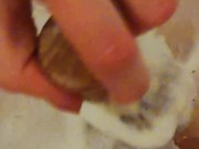 I shave my pussy with razor