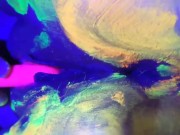 Hot tinder college slut collabs using glowing vibrator 