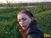 anal fucked cute girl on a motorcycle and cum on face and leather jacket she loves sperm 12/16