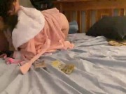 BEAUTIFUL BRUNETTE GAGGED AND FUCKED 9/16