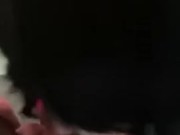 Lesbian goth babe loves sucking cock