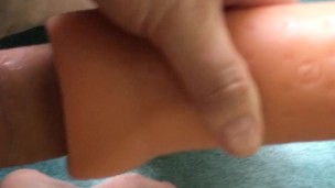 Guy Playing with Anal Fleshlite