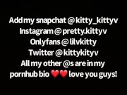 Kitty takes huge facial  16/16