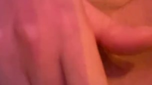 Rubbing My Wet Pussy While He Watches