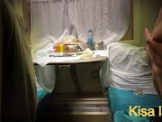 fellow traveler on the train finished in my mouth, deep and wet blowjob close-up. 1/16