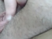 Close up pussy rub