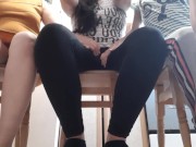 Мои коллеги меня начали трогать под столом и я им ответила взаимностью - lesbian_illusion 6/16