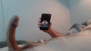 showing my cock my wifes ass