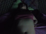 I PLAY WITH A VIBRATOR WITH HER PUSSY. SHE GET ORGASM. POV 6/16