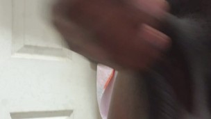 Black Balls dancing and dangling. Suck them gently and COME LICK MY TINT. Pee finish...