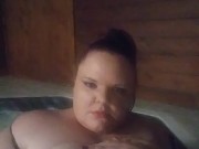 Titty Play, licking, slapping and rubbing - VivianDimondBBw