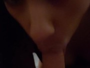 Sucking Dildo In Bathroom