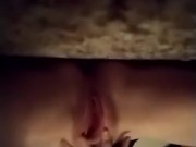 A huge solo squirting orgasm! 18yo