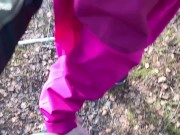 Sensual Blowjob in the Forest with Cum in Mouth
