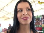 CarneDelMercado - Kathy Lopera Young Colombian Brunette Banged Hardcore By Stranger - MAMACITAZ 4/16