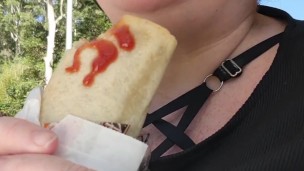Bbw eating