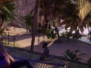 Куколд делится своей подругой с другом после пляжной вечеринки [3Д Хентай] 11/16