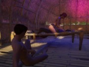 Куколд делится своей подругой с другом после пляжной вечеринки [3Д Хентай] 5/16