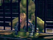 Female knight lose to monster ork - episode.2 5/16