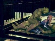 Female knight lose to monster ork - episode.2 6/16