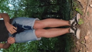 Wetting My Jeans Shorts In The Forest and Taking A Dip In The River