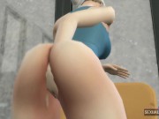 Two Girls Play and Masturbate Side by Side - Sexual Hot Animations 3/16