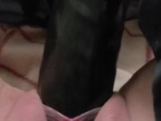 my tight white pussy loves to get used by an inflatable cock before daddy gets home 14/16