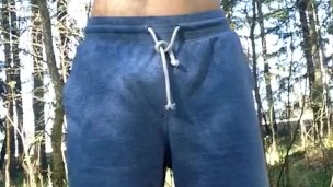 18 y.o. Hot Boy Cums Outdoor In Woods / Sexy ABS/ Precum / Stud 