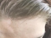 Smoking & sucking his dick in public, someone saw us 3/16