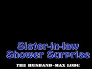 Wife's sister sucks dick in shower blowjob cumshot facial 1/16