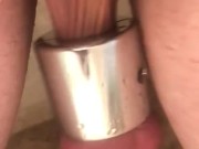 Ball Stretching Sexy Scrotum Skin Shower