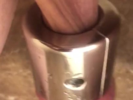 Ball Stretching Sexy Scrotum Skin Shower