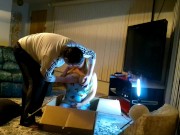 Unboxing busty teen fuck toy (FANTASY AMATEUR) 1/16