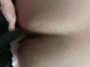 POV huge pegging cumshot  4/16