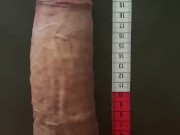 Monster 10 Inch Cock - Shower - Measure & Cum - @peter10inch