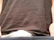 Stocking masturbation squirt