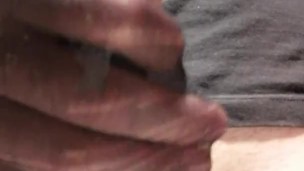 Stocking masturbation squirt