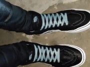 Rewetting My Skinny Jeans And Vans In Parking Lot 16/16