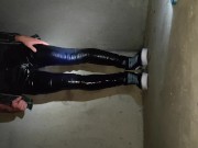 Rewetting My Skinny Jeans And Vans In Parking Lot 5/16