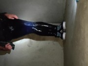 Rewetting My Skinny Jeans And Vans In Parking Lot 6/16