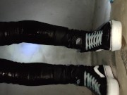 Rewetting My Skinny Jeans And Vans In Parking Lot 9/16