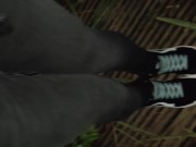 Rewetting My Jeans In Public (Third Wetting) 2/16