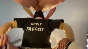 Straight alpha feeds faggot cocksucker a fast nut
