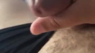 My boyfriend solo masturbating