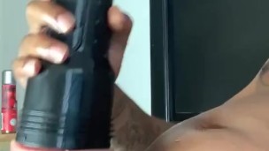Dirty talking BBC throbbing inside toy (pussy masterbation encouragement)