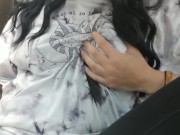 Watch my pussy pulsate in the car  1/16