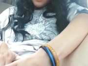 Watch my pussy pulsate in the car  16/16