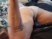 Using massage gun on married milf then fucking her wet pussy until I cum inside her 6/16